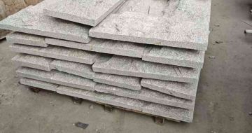 日喀则布芝麻白蘑菇石，自然面