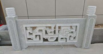 日喀则布芝麻白河道栏杆 桥栏杆