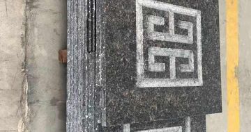 日喀则布英国棕回纹雕刻版