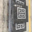 日喀则布英国棕回纹雕刻版