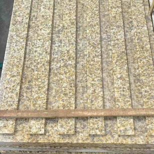 日喀则布黄金麻盲道 石材盲道