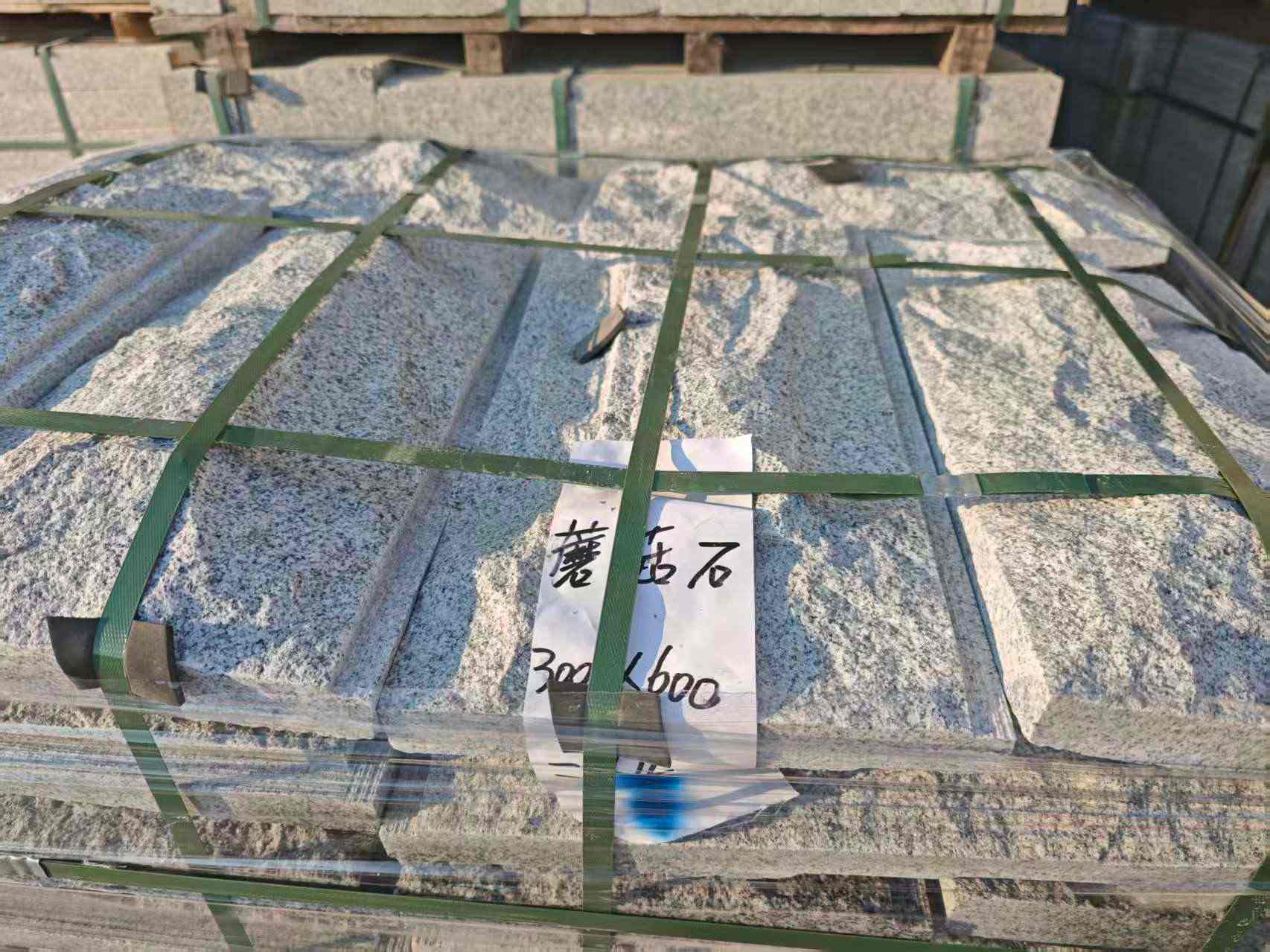 日喀则布芝麻白蘑菇石，自然面