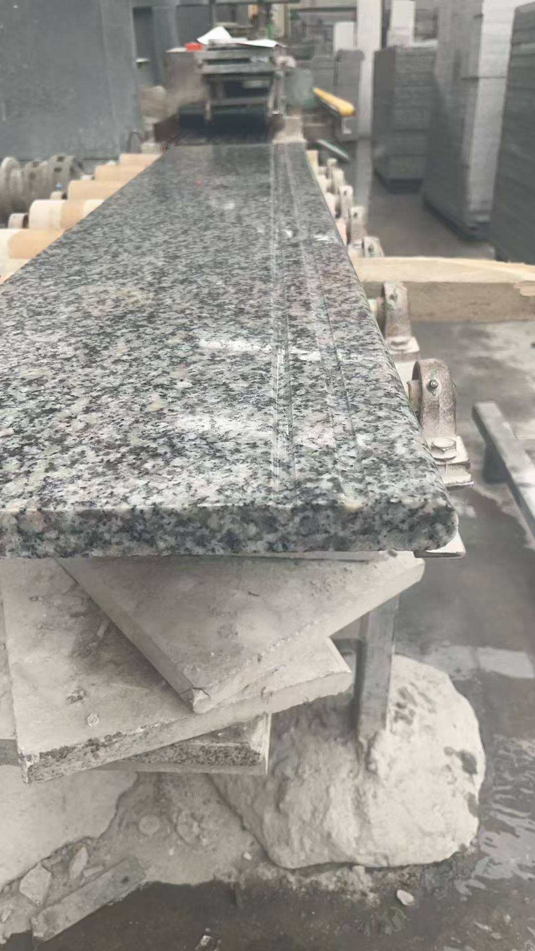 日喀则布芝麻白楼梯踏步 芙蓉白